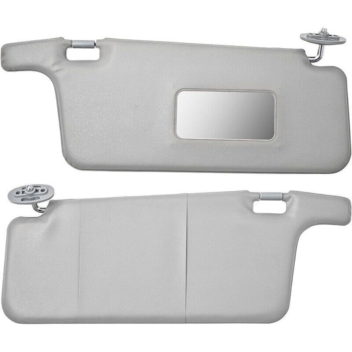 DURAFORCE 2pcs Interior Sun Visor Gray For 1996-2001 Honda Civic LHD CX DX EX EXR Sunvisor