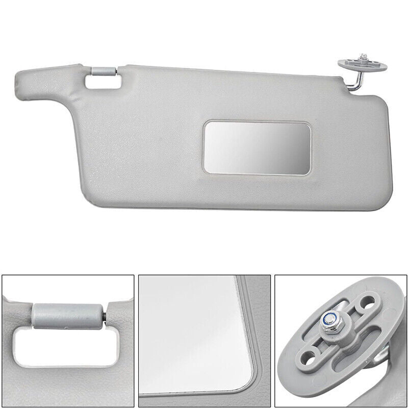DURAFORCE 2pcs Interior Sun Visor Gray For 1996-2001 Honda Civic LHD CX DX EX EXR Sunvisor
