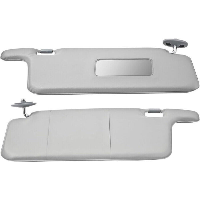 DURAFORCE 2pcs Interior Sun Visor Gray For 1996-2001 Honda Civic LHD CX DX EX EXR Sunvisor