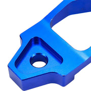 DURAFORCE NEW BILLET ALUMINUM CAR BATTERY TIE DOWN MOUNT BRACKET BRACE BAR & J bolts BLUE