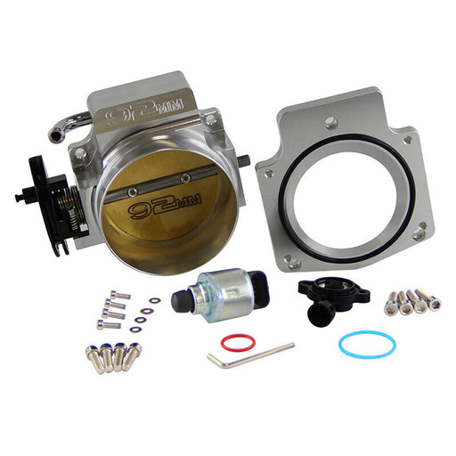 DURAFORCE 92MM Throttle body+TPS IAC+Adapter Plate For Chevy GM Gen III LSX LS LS1 LS2 LS7