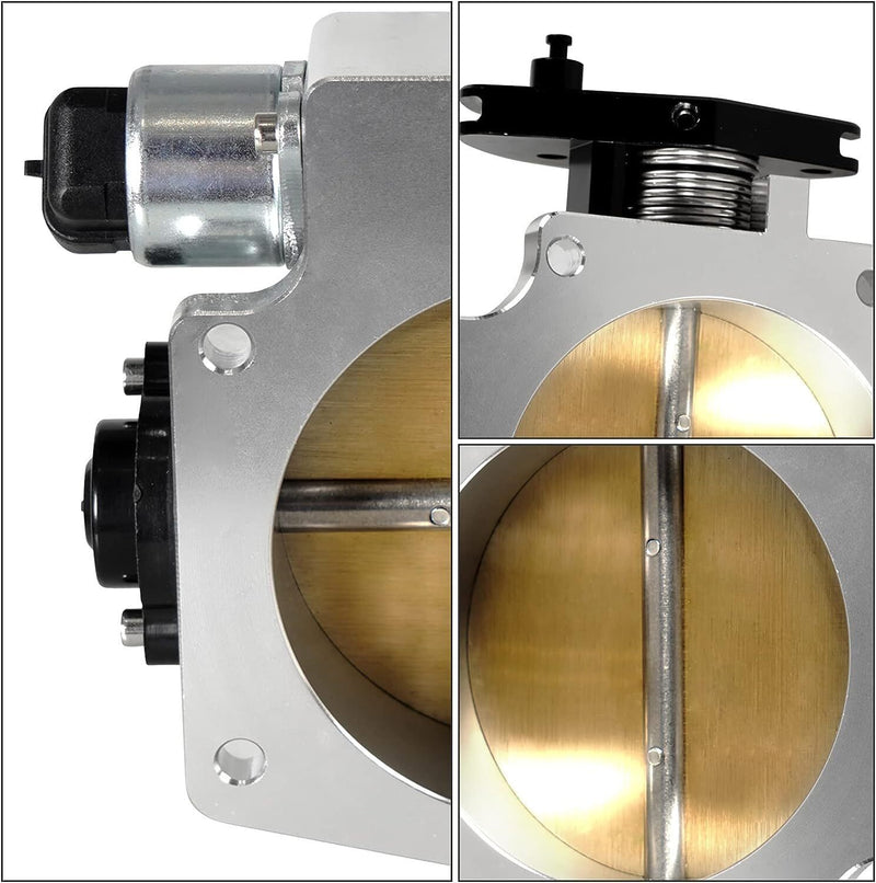 DURAFORCE 92MM Throttle body+TPS IAC+Adapter Plate For Chevy GM Gen III LSX LS LS1 LS2 LS7