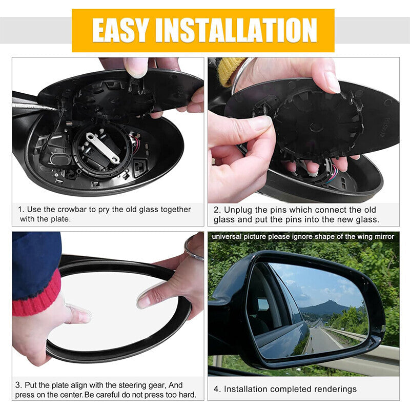 DURAFORCE Mirror Glass Heated Signal Driver For 07-13 Cadillac Chevrolet Tahoe GM1324138