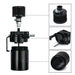DURAFORCE Black Oil Catch Can Kit Reservoir Baffled Tank & Breather Filter Universal Alum