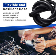 DURAFORCE Black Oil Catch Can Kit Reservoir Baffled Tank & Breather Filter Universal Alum