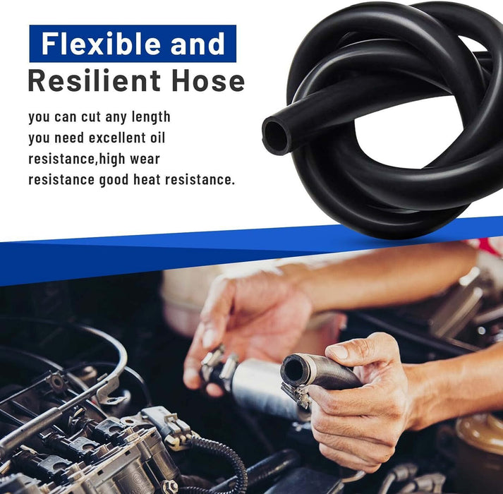 DURAFORCE Black Oil Catch Can Kit Reservoir Baffled Tank & Breather Filter Universal Alum