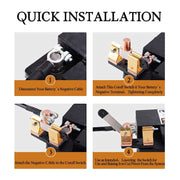 DURAFORCE Battery Disconnect Switch Blade Side Post Terminal For car Shut Cut OFF Vehicle