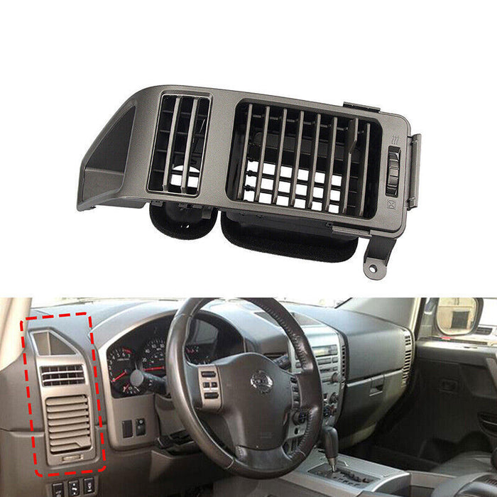 DURAFORCE Left Driver Side AC Vent Grille For Nissan TITAN 04-15 Armada 04-06 68421-7S000