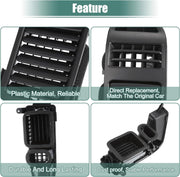 DURAFORCE Left Driver Side AC Vent Grille For Nissan TITAN 04-15 Armada 04-06 68421-7S000