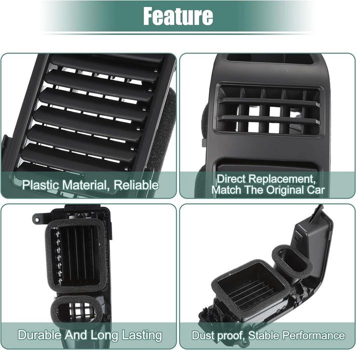 DURAFORCE Left Driver Side AC Vent Grille For Nissan TITAN 04-15 Armada 04-06 68421-7S000