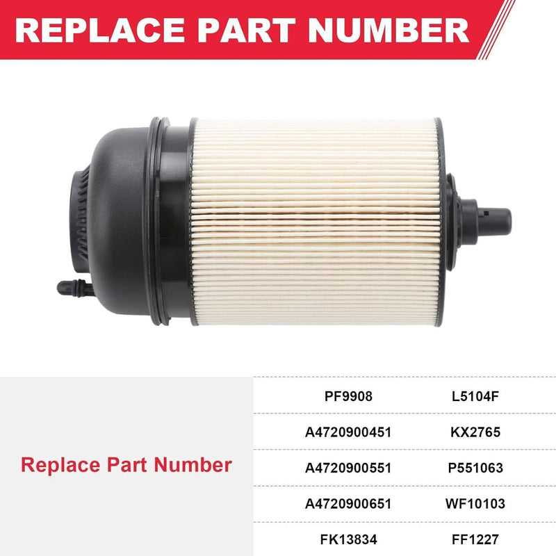 DURAFORCE PF9908 Fuel Filter for Detroit Diesel DD13 DD15 DD16 Freightliner Western Star