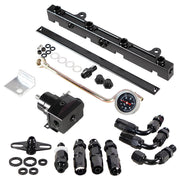 DURAFORCE Tucked K Swap Fuel Line System Kit Fit For K20 K24 DC2 EG EK Civic Integra AN6