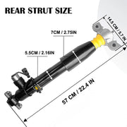 DURAFORCE 4x For Lincoln MKZ 2013-2020 Front Rear Shock Absorber Struts Assys Electric GAS