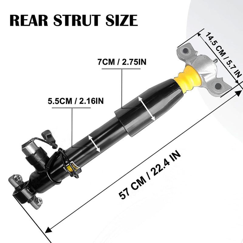 DURAFORCE 4x For Lincoln MKZ 2013-2020 Front Rear Shock Absorber Struts Assys Electric GAS
