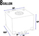 DURAFORCE 8 Gallon 30L Fuel Cell Gas Tank Aluminum Racing Street Drift with Level Sender