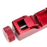 DURAFORCE Engine Spark Plug Gap Gapper Tool with 32 Blades Measuring Tool Metric SAE Red