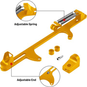 DURAFORCE Gold Throttle Cable Carb Bracket Carburetor 307 350 SBC For Holley 4150 4160 New