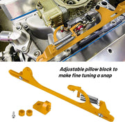 DURAFORCE Gold Throttle Cable Carb Bracket Carburetor 307 350 SBC For Holley 4150 4160 New