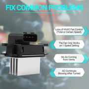 DURAFORCE Heater Fan HVAC AC Blower Motor Resistor Control Module For Ford F150 Navigator