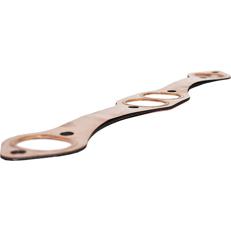 DURAFORCE Oval Port Copper Header Exhaust Gaskets For Small Block SBC Chevrolet 262 267 28