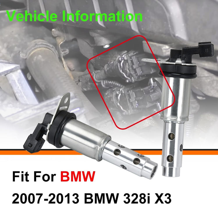 DURAFORCE 2PCS Variable Timing Solenoid Control Valve VVT For 2007-2013 BMW X5 3.0si NEW