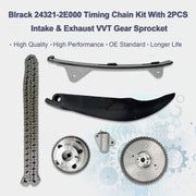DURAFORCE Timing Chain Kit w/ VVT Camshaft Gear for Hyundai Elantra Kona 2.0L 2017-2021