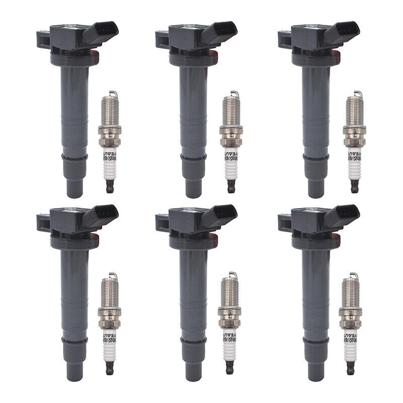 DURAFORCE 6 Ignition Coil & Iridium Spark Plug Set Fit For ToyotaTacoma 4Runner 4.0L UF495