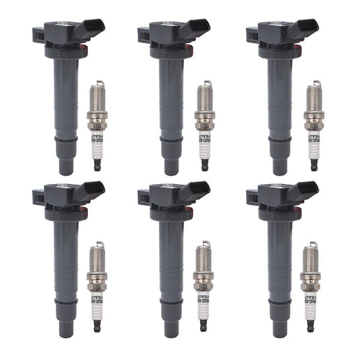 DURAFORCE 6 Ignition Coil & Iridium Spark Plug Set Fit For ToyotaTacoma 4Runner 4.0L UF495