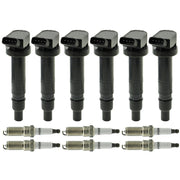 DURAFORCE 6 Ignition Coil & Iridium Spark Plug Set Fit For ToyotaTacoma 4Runner 4.0L UF495
