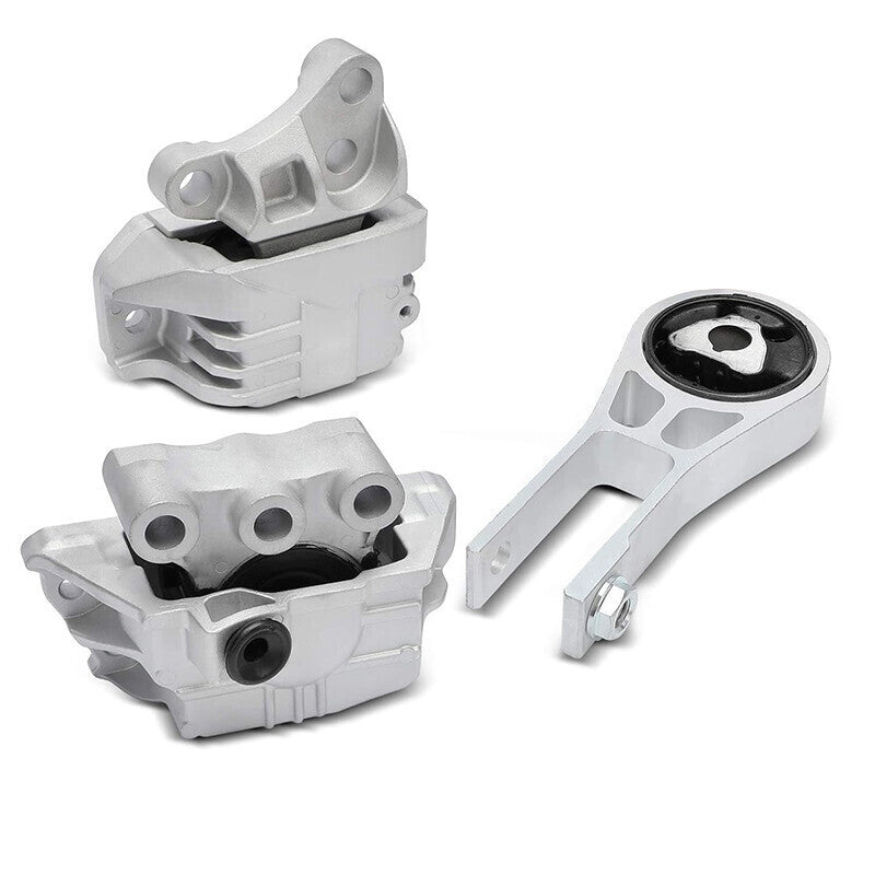 DURAFORCE 3Pcs Engine Mounts & Transmission Mount Set For Jeep Renegade Fiat 500X L4-2.4L