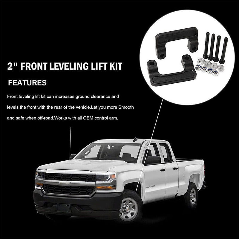 DURAFORCE 2" Inch Leveling Kit For 07-18 Chevy Silverado / GMC Sierra 1500 Suburban/Tahoe
