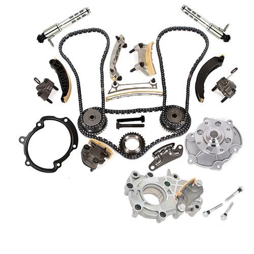 DURAFORCE Engine Timing Chain Kit Oil Pump Water Pump with Gear For Cadillac Suzuki 3.6L