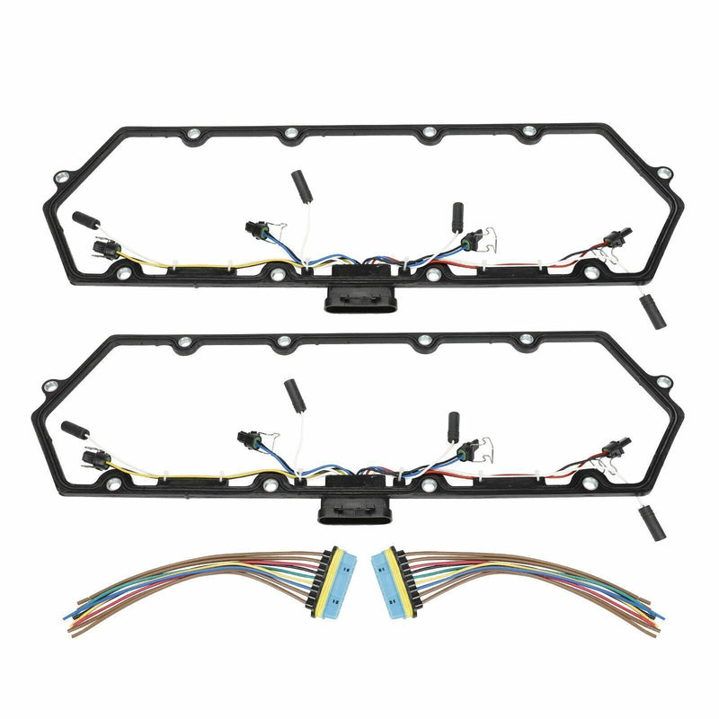 DURAFORCE Diesel Valve Cover Gasket & Injector & Glow Plug Harness Kit for 98-03 Ford 7.3L
