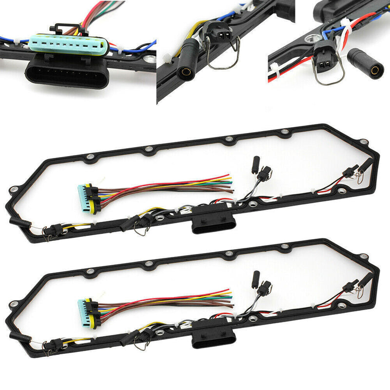 DURAFORCE Diesel Valve Cover Gasket & Injector & Glow Plug Harness Kit for 98-03 Ford 7.3L