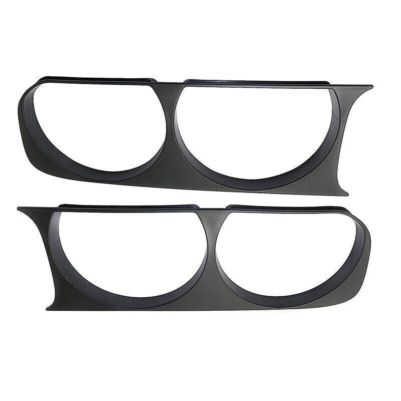 DURAFORCE Pair For Dodge Challenger 2008-2014 Headlight Bezel Trim Cover Left+Right Side