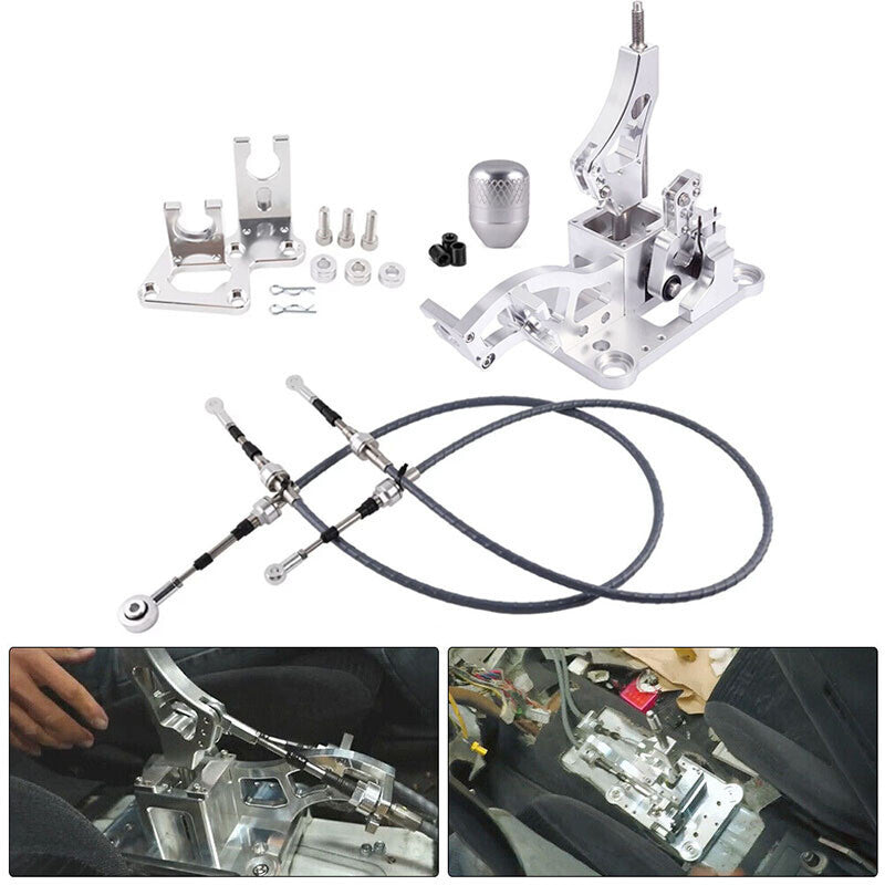 DURAFORCE Fit For K24 K20 K Swap EG EK K-Series Civic CRX RSX Shifter Cables Trans Bracket