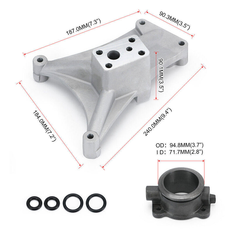 DURAFORCE Non EBPV Turbo Pedestal & Housing For 1994-1997 Ford 7.3L Powerstroke Diesel