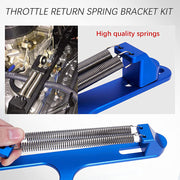 DURAFORCE Throttle Body Cable Bracket Adjustable Blue For 4150 4160 Series 283 305 307 327