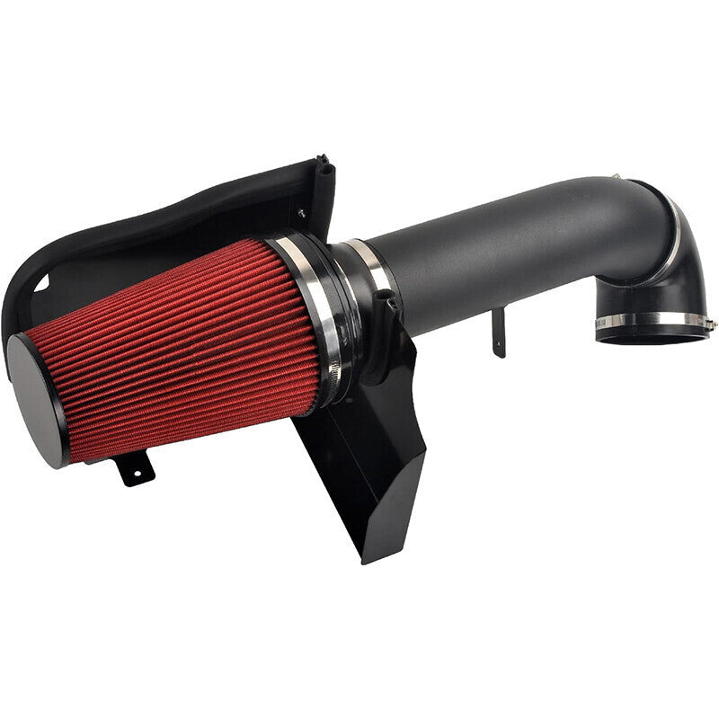 DURAFORCE 4" Black Cold Air Intake+Heat Shield Kit For 99-06 GMC/Chevy V8 4.8L/5.3L/6.0L