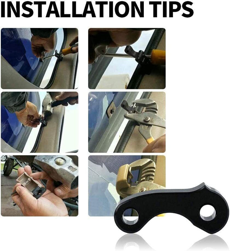 DURAFORCE Window Latch Hinge Pivot Fit for First Gen Toyota Tacoma Tundra Rear Quarter New