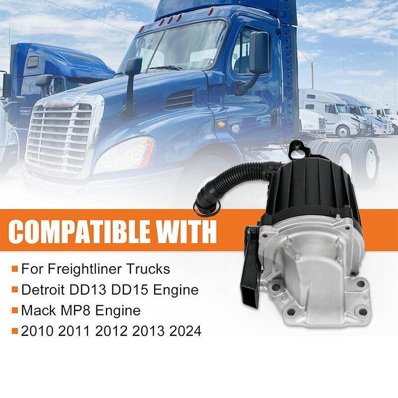 DURAFORCE Crankcase Breather Oil Separator For Freightliner Mack MP8 Detroit DD15 DD13