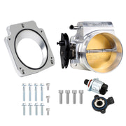 DURAFORCE Aluminum 92mm Throttle Body& Adapter Plate for Chevy GM Gen III LS1 LS2 LS3 LS6