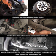 DURAFORCE LCA Lower Control Arms Kit Assemblies For 88-95 Civic EF EG6 / 94-01 Integra DC2