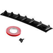 DURAFORCE Shark Fin 7 Wing Lip Diffuser Rear Bumper Chassis 33" Black ABS Universal