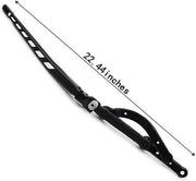 DURAFORCE Right Windshield Wiper Arm for BMW 5 Series E60 E61 525i 525xi 528i 530i Black