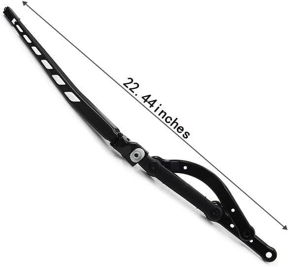 DURAFORCE Right Windshield Wiper Arm for BMW 5 Series E60 E61 525i 525xi 528i 530i Black