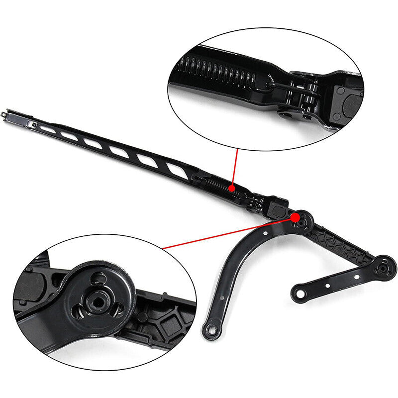 DURAFORCE Right Windshield Wiper Arm for BMW 5 Series E60 E61 525i 525xi 528i 530i Black