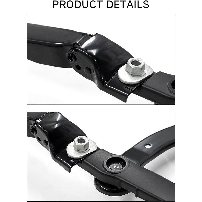DURAFORCE Right Windshield Wiper Arm for BMW 5 Series E60 E61 525i 525xi 528i 530i Black