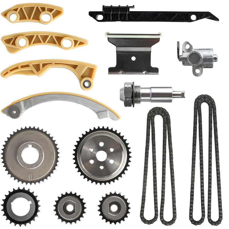 DURAFORCE Timing Chain Kit for 08-13 Chevrolet Malibu 10-15 Equinox L4 2.4L 2.2L 2.0L DOHC