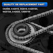 DURAFORCE Timing Chain Kit for 08-13 Chevrolet Malibu 10-15 Equinox L4 2.4L 2.2L 2.0L DOHC